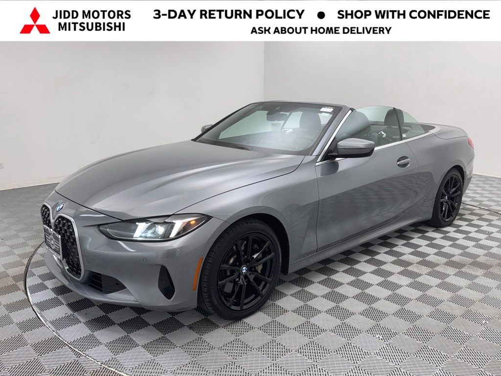 Gray Metallic 2025 BMW 4 Series Convertible All-Wheel Drive 8-Speed Automatic