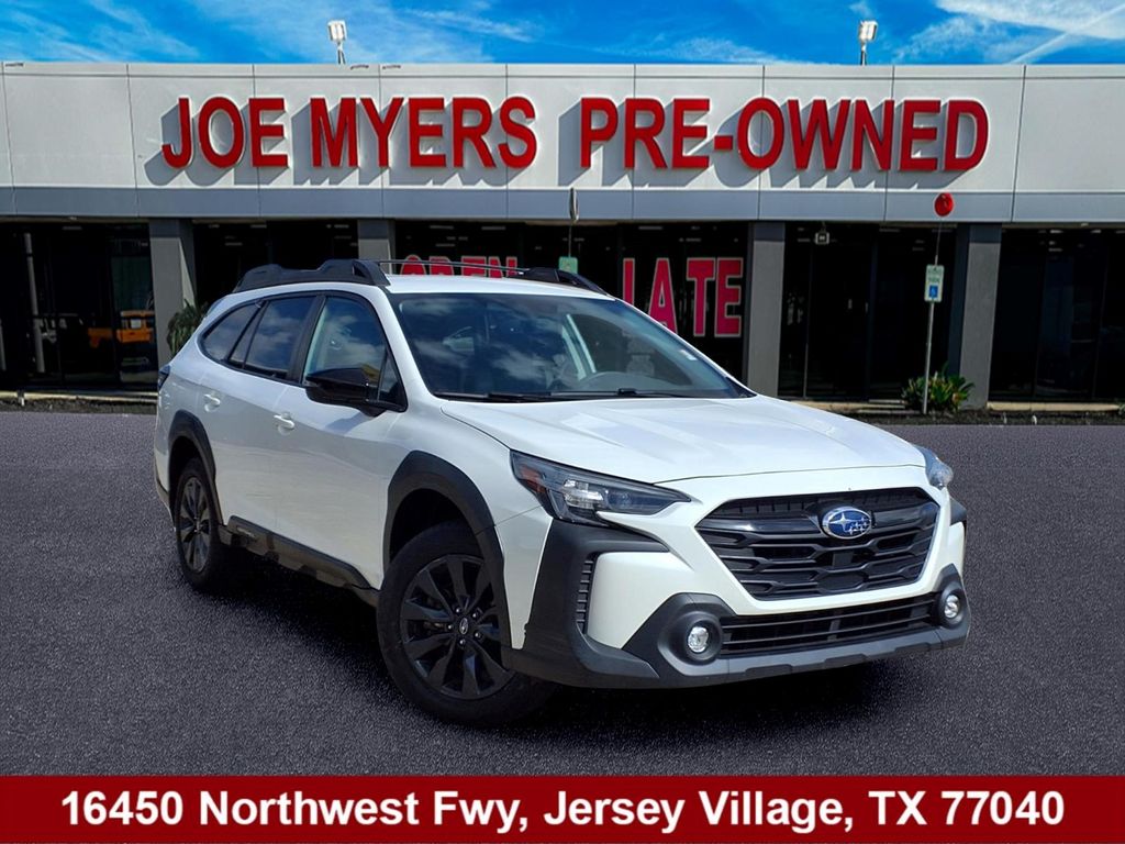 2023 Subaru Outback Onyx Edition White at Baytown Hyundai
