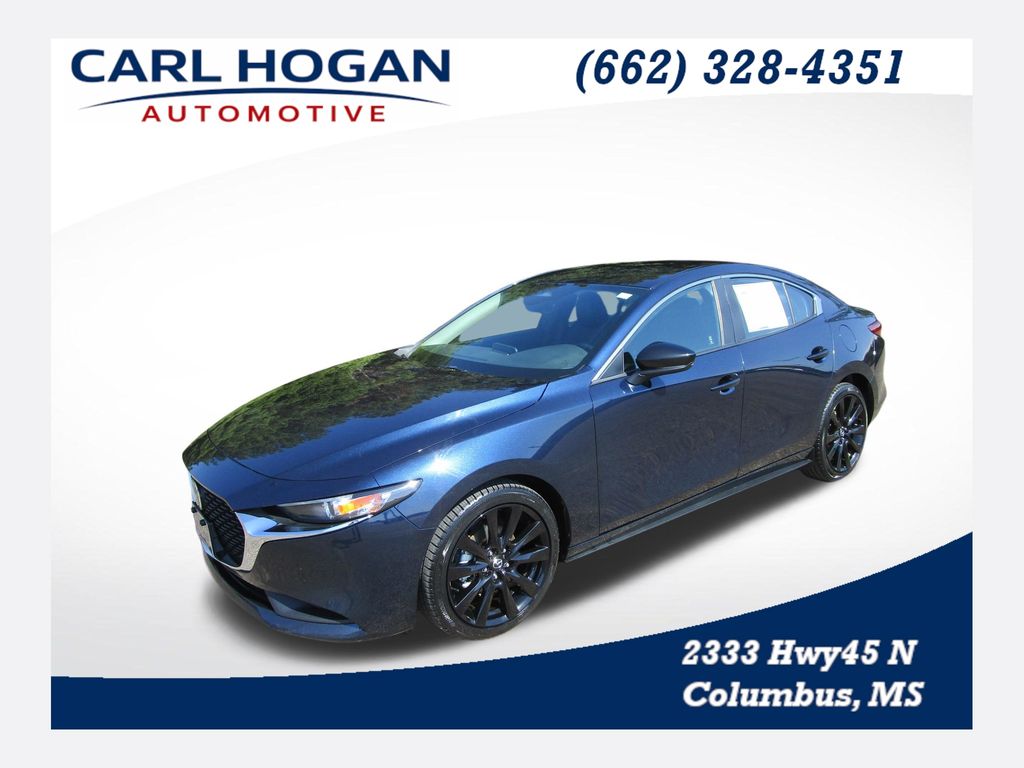 Crystal Blue 2025 Mazda MAZDA3 Sedan Front-Wheel Drive 6-Speed Automatic