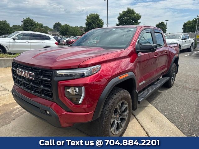 Volcanic Red Tintcoat 2025 GMC Canyon Pickup Truck Four-Wheel Drive 8-Speed Automatic
