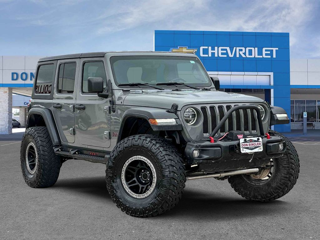 Sting-Gray Clearcoat 2019 Jeep Wrangler Unlimited Rubicon 4WD SUV / Crossover Four-Wheel Drive 8-Speed Automatic