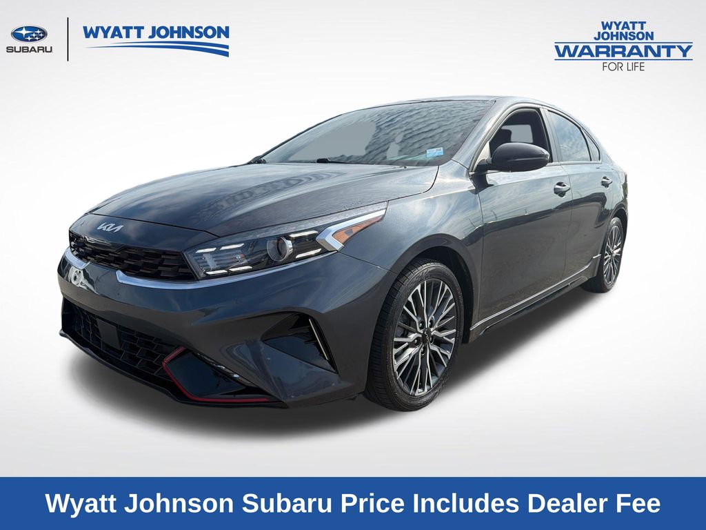 Gravity Gray 2024 Kia Forte Sedan Front-Wheel Drive Continuously Variable Transmission