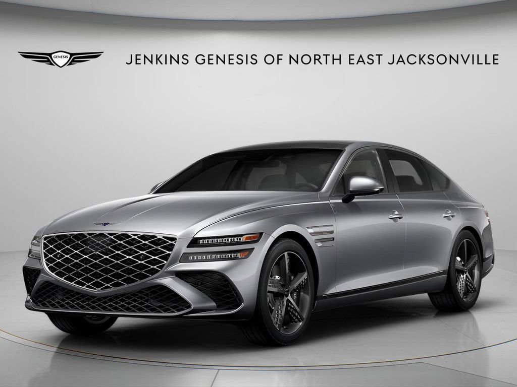 Savile Silver 2025 Genesis G80 2.5T Sport Prestige AWD Sedan All-Wheel Drive 8-Speed Automatic