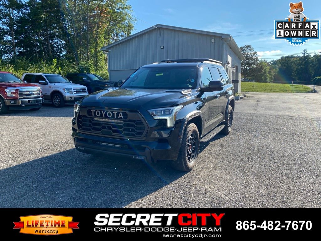 Midnight Black Metallic 2025 Toyota Sequoia SUV / Crossover Four-Wheel Drive Automatic