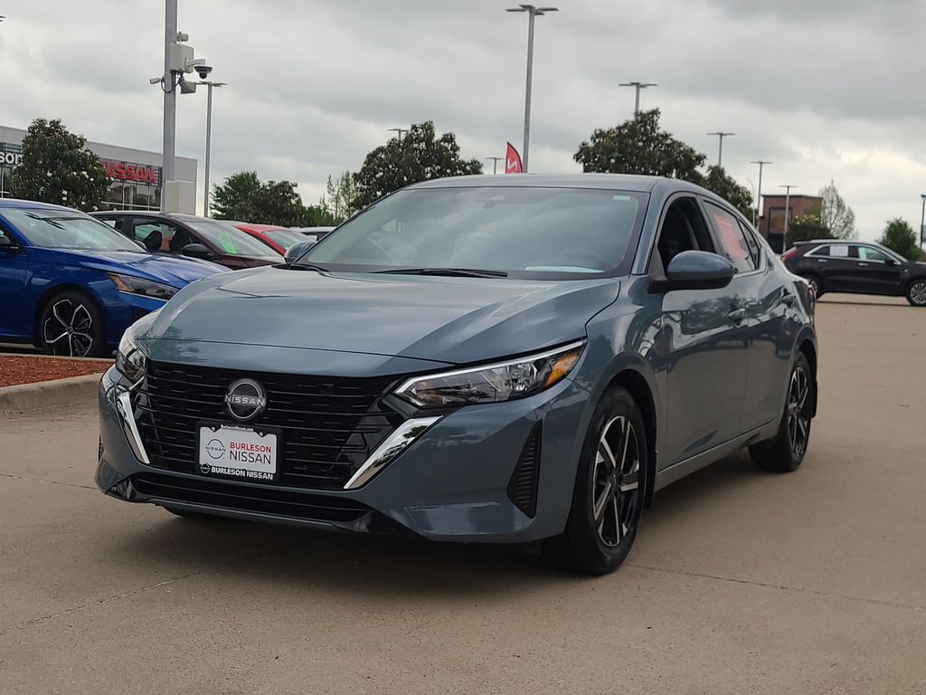 Atlantic Gray Metallic 2025 Nissan Sentra SV FWD Sedan Front-Wheel Drive Continuously Variable Transmission