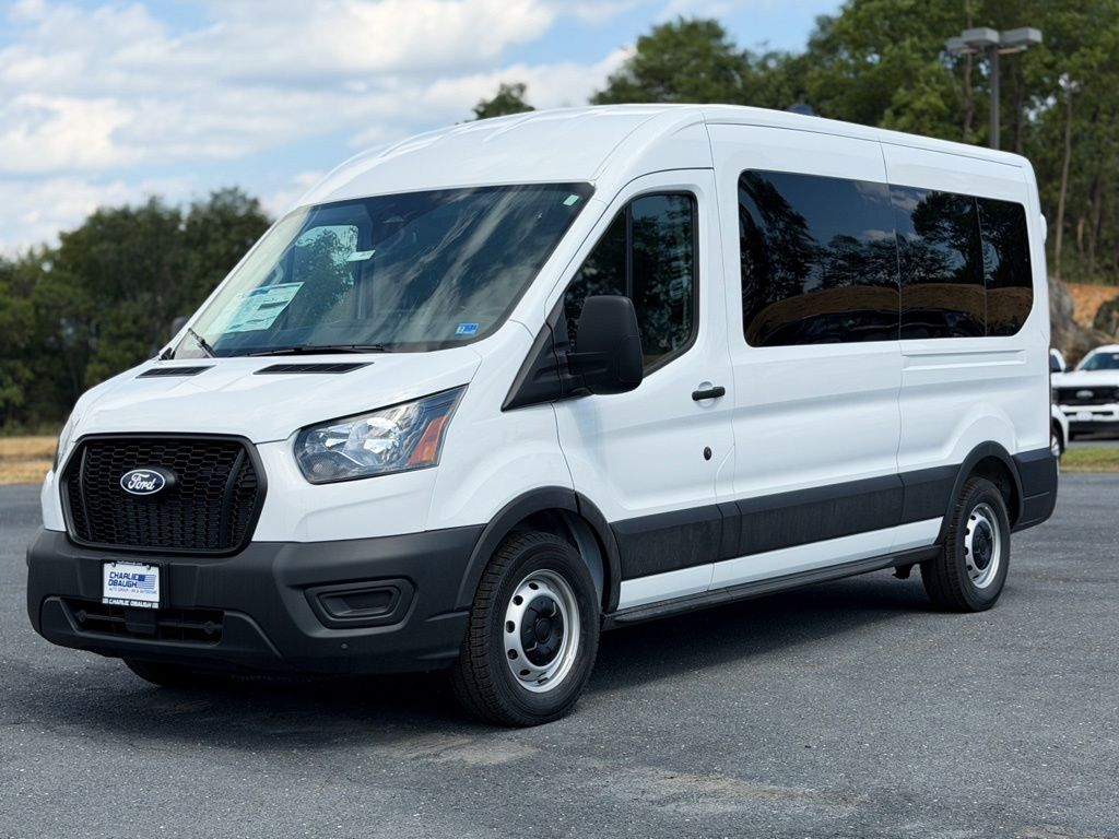 Oxford White 2026 Ford Transit Passenger Van Rear-Wheel Drive Automatic