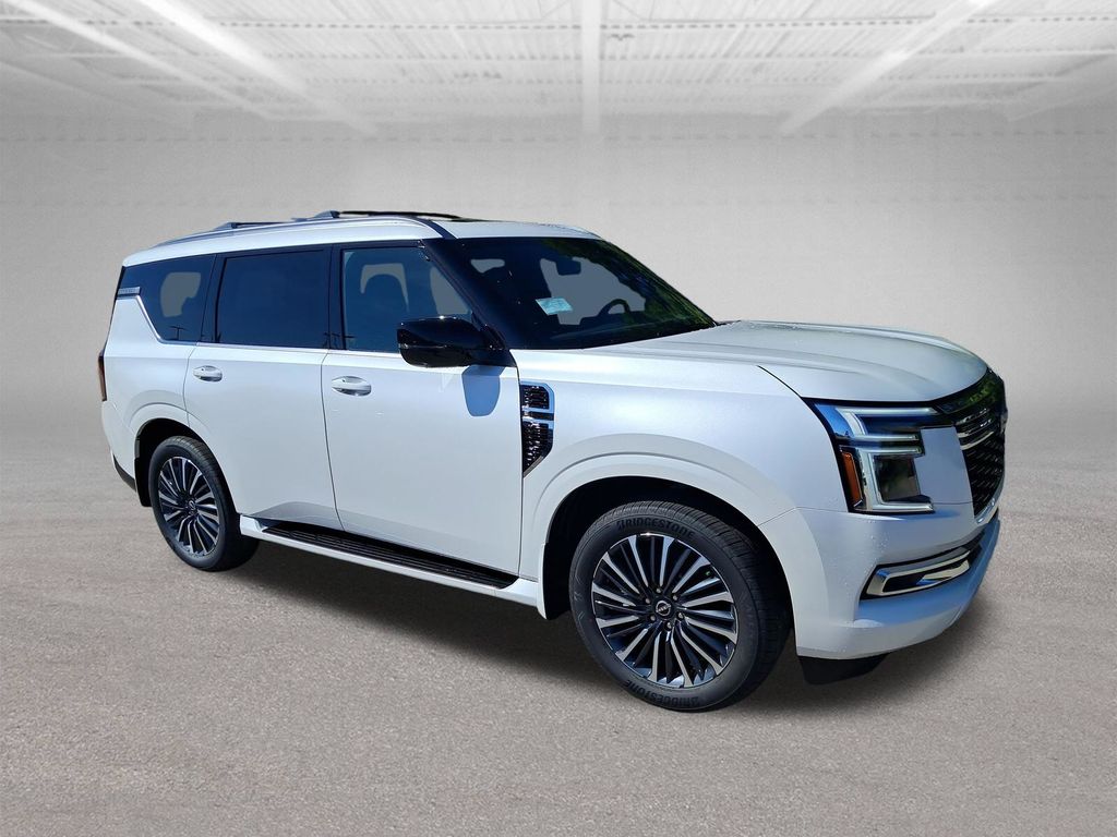 2026 Nissan Armada Platinum Reserve White at John Sisson Motors
