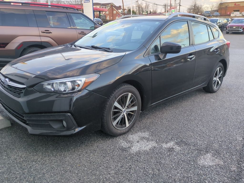 Crystal Black Silica 2021 Subaru Impreza Premium Wagon AWD Wagon All-Wheel Drive Continuously Variable Transmission