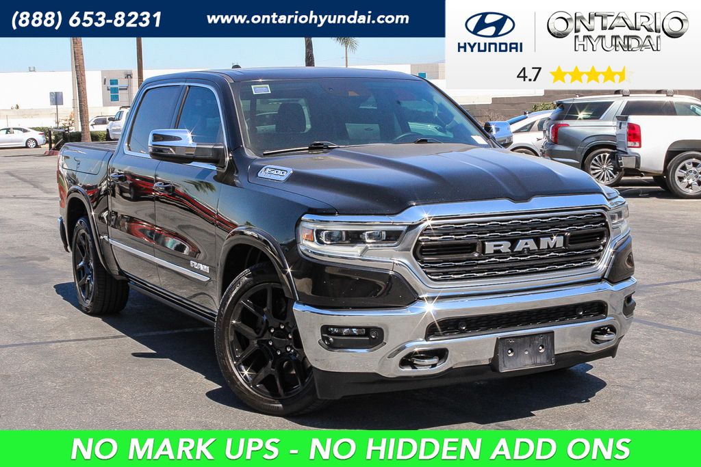 Diamond Black Crystal Pearlcoat 2023 RAM 1500 Pickup Truck Four-Wheel Drive 8-Speed Automatic