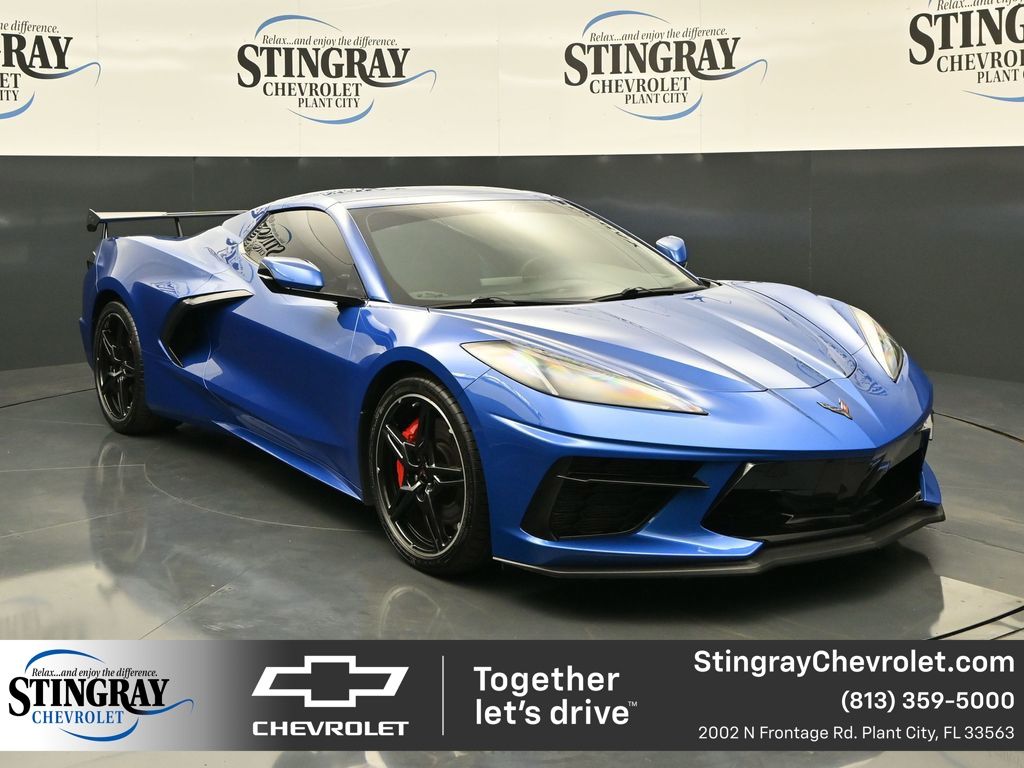 Elkhart Lake Blue Metallic 2022 Chevrolet Corvette Stingray 1LT Convertible RWD Convertible Rear-Wheel Drive 8-Speed Dual Clutch