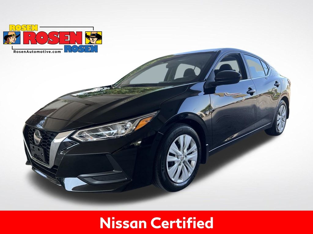 Super Black 2023 Nissan Sentra Sedan Front-Wheel Drive Continuously Variable Transmission