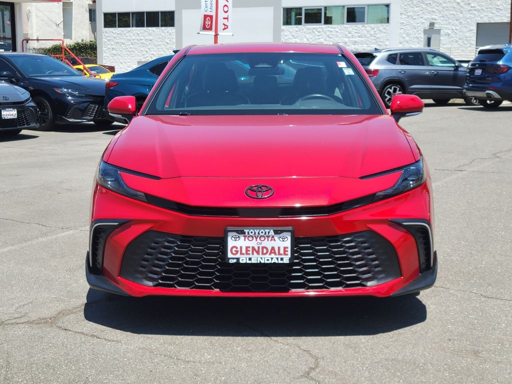 Certified Used 2025 Red Toyota SE image 2