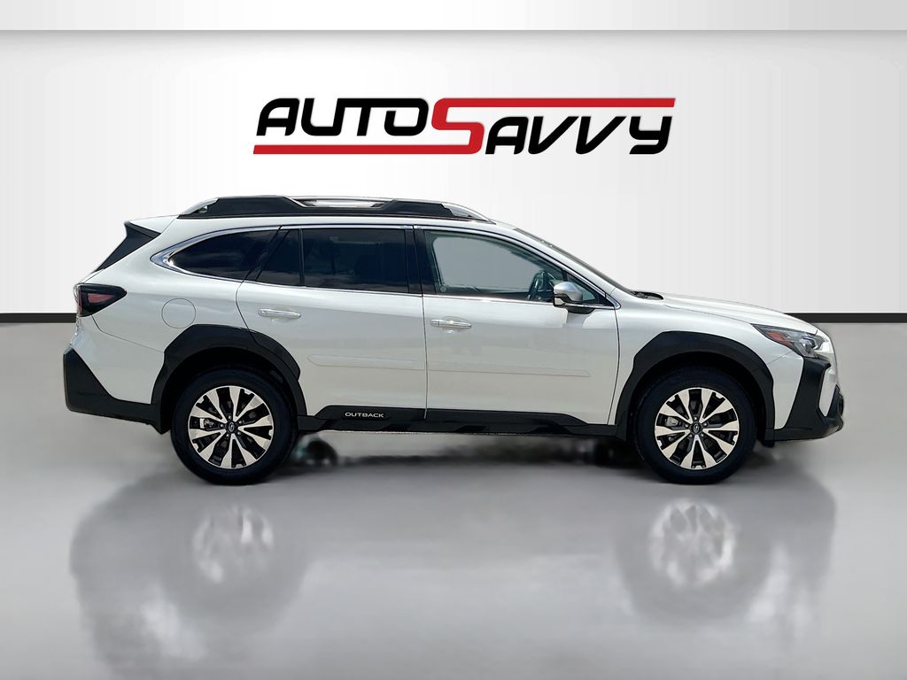 2025 Subaru Outback Touring XT White at Classic Elite Chevrolet Sugar Land