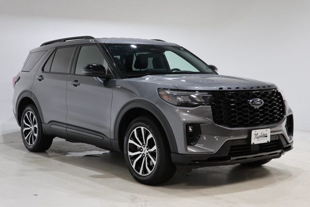 Gray Metallic 2025 Ford Explorer ST-Line AWD SUV / Crossover All-Wheel Drive Automatic