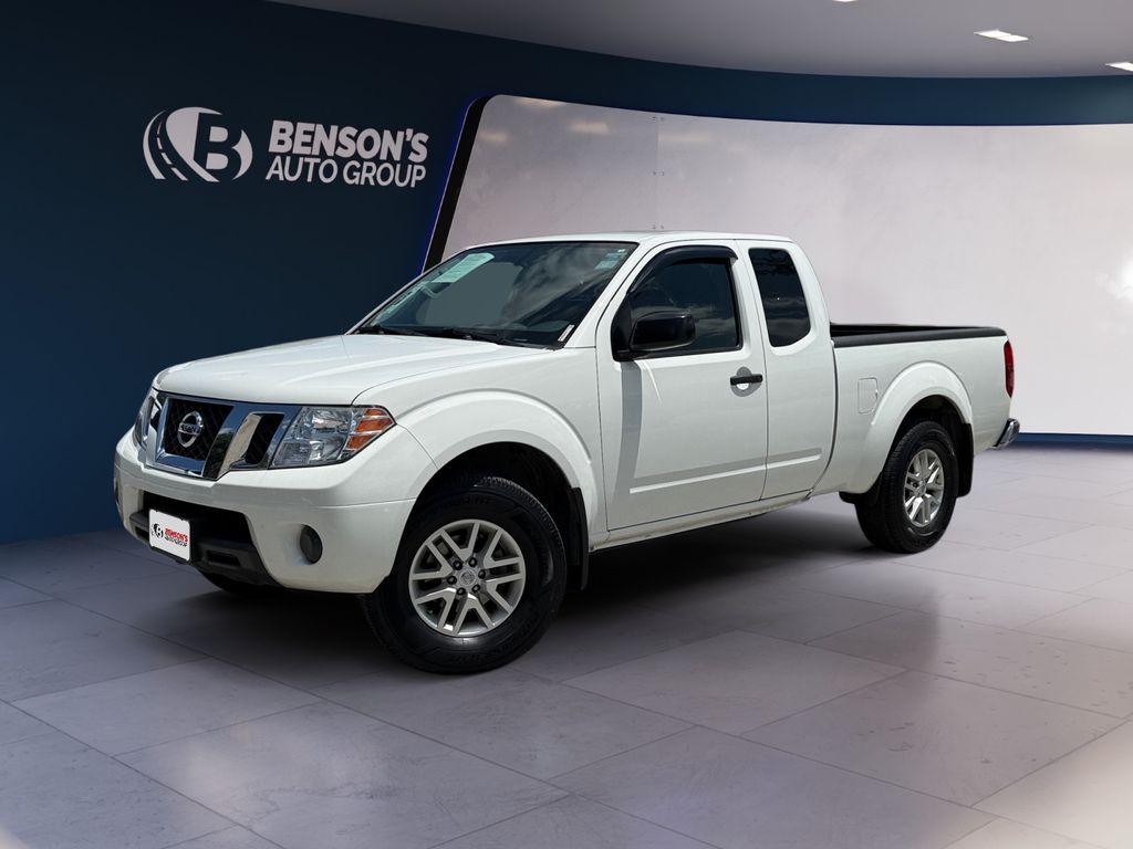 Glacier White 2019 Nissan Frontier Pickup Truck Four-Wheel Drive 5-Speed Automatic Overdrive