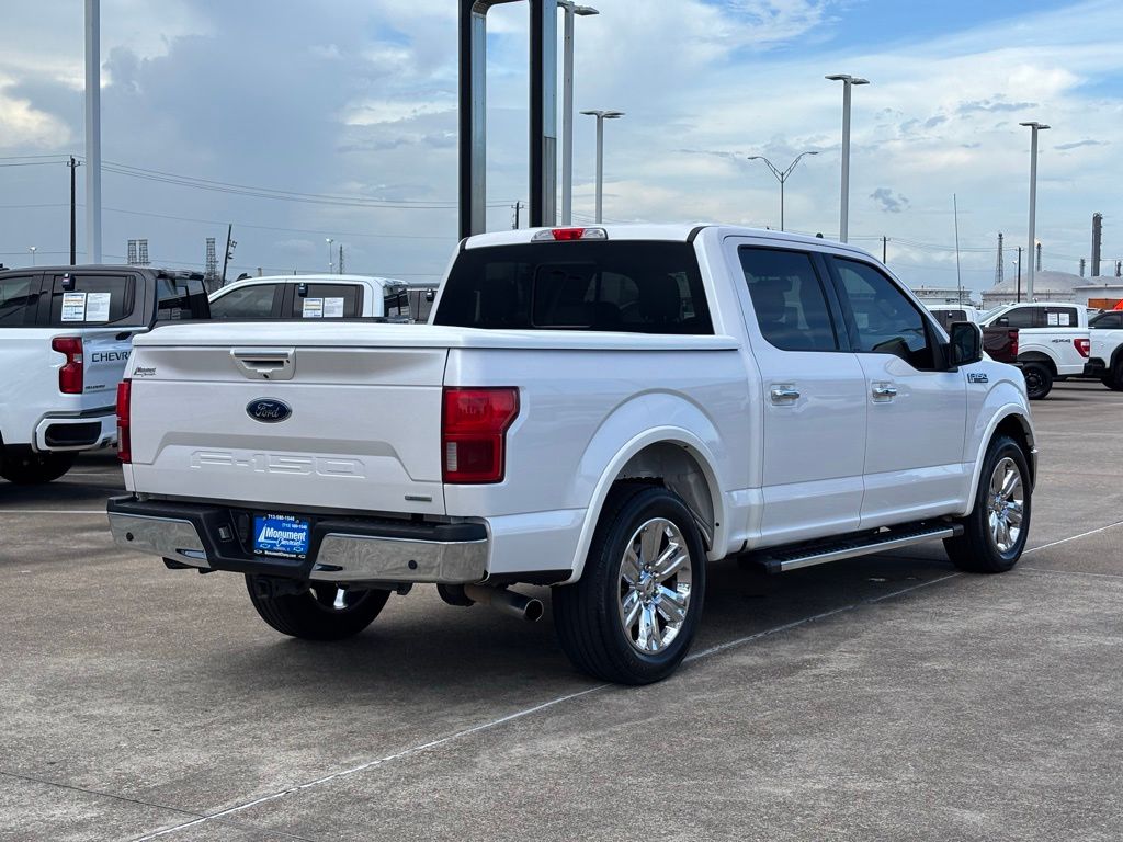 2019 Ford F-150 Lariat White at DeMontrond Gulf Freeway
