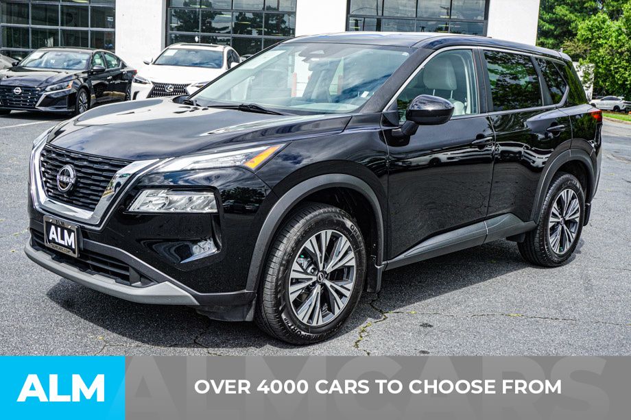 Used 2023 Black Nissan SV image 2