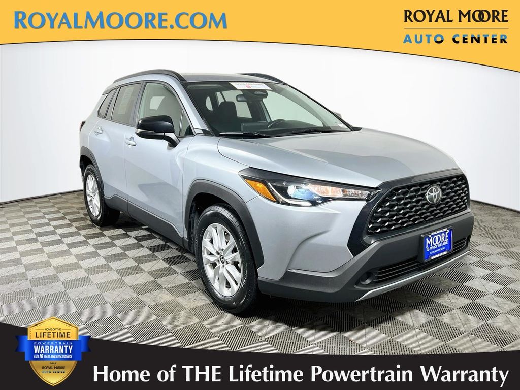 Sonic Silver 2025 Toyota Corolla Cross SUV / Crossover Front-Wheel Drive Continuously Variable Transmission