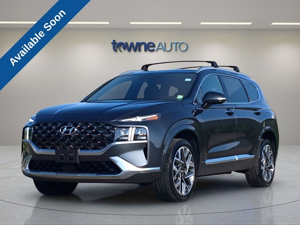Portofino Gray 2021 Hyundai Santa Fe SUV / Crossover  Automatic