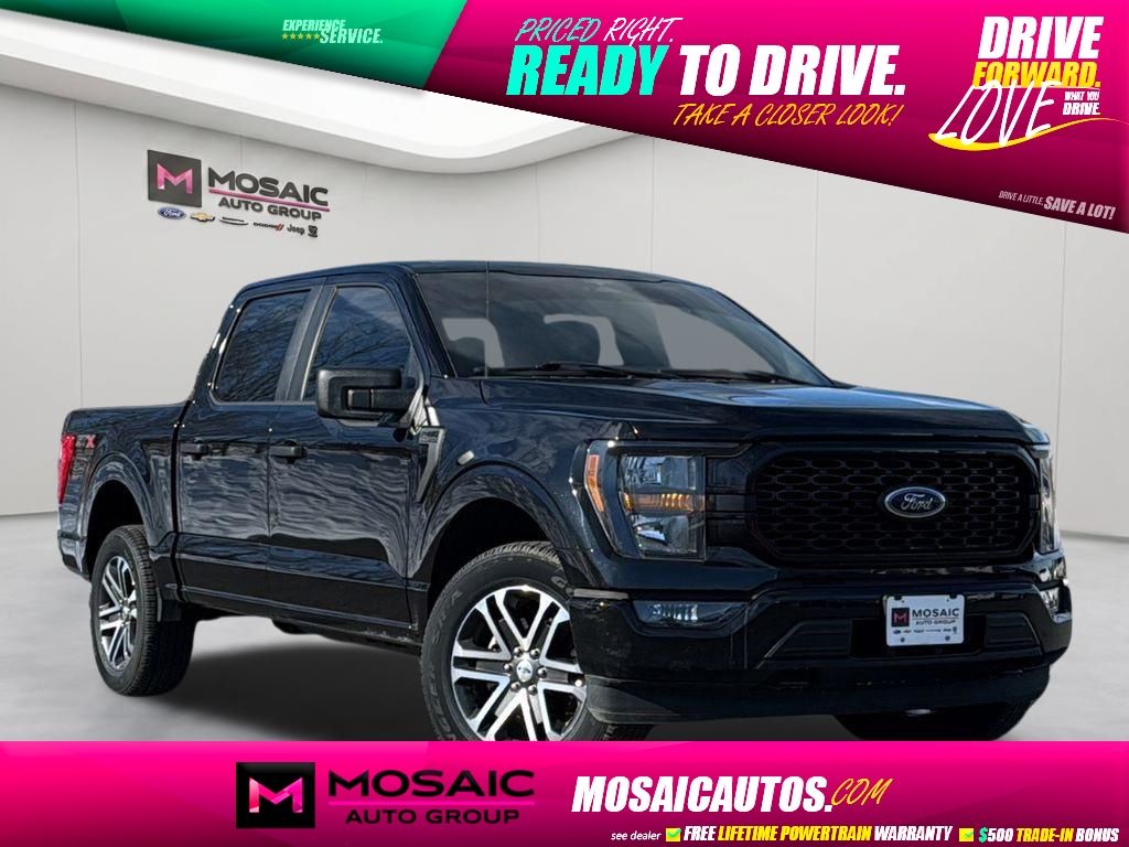 Black Metallic 2023 Ford F-150 Pickup Truck Four-Wheel Drive Automatic