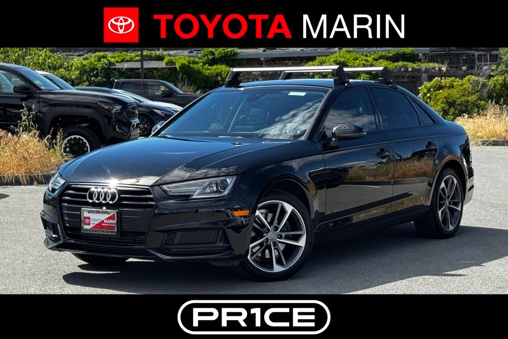 Black Metallic 2019 Audi A4 Premium 40 TFSI FWD Sedan Front-Wheel Drive 7-Speed Automatic