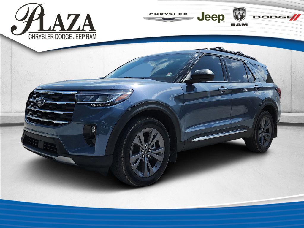 Vapor Blue 2025 Ford Explorer Active AWD SUV / Crossover All-Wheel Drive Automatic