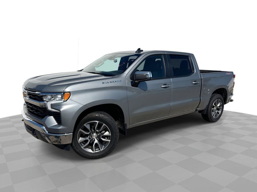 Sterling Gray Metallic 2024 Chevrolet Silverado 1500 Pickup Truck Four-Wheel Drive 8-Speed Automatic