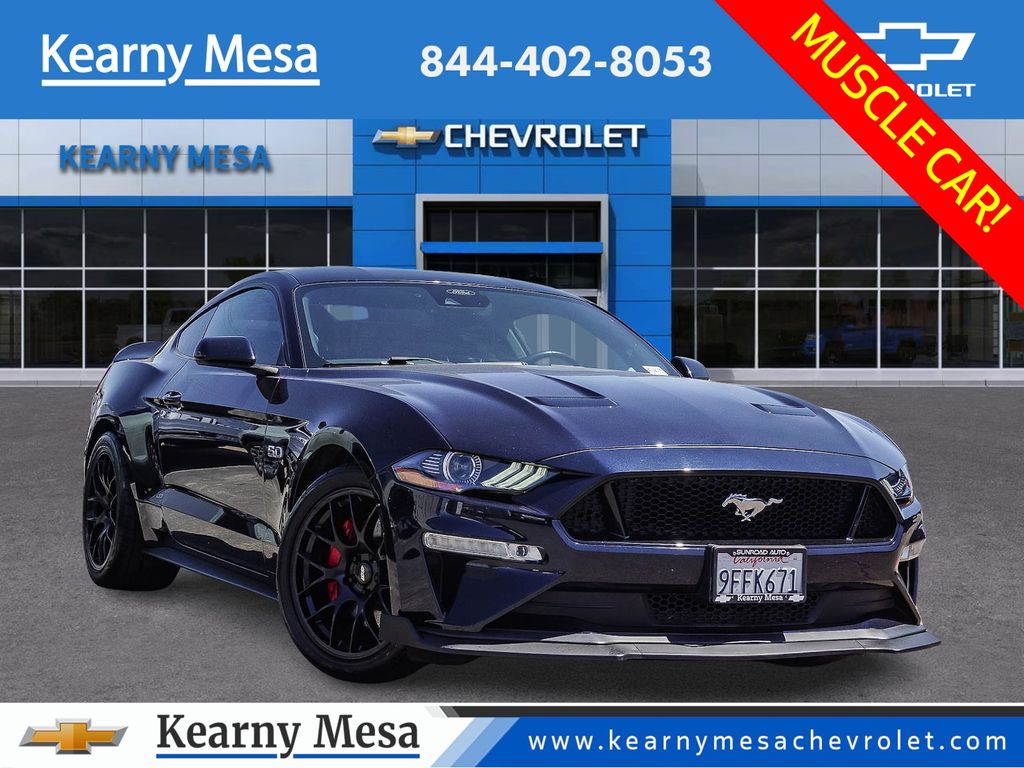Antimatter Blue Metallic 2021 Ford Mustang Coupe Rear-Wheel Drive 6-Speed Manual