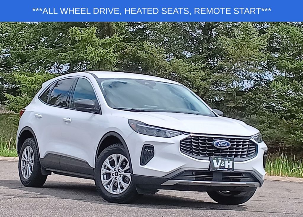 White 2024 Ford Escape SUV / Crossover All-Wheel Drive 8-Speed Automatic