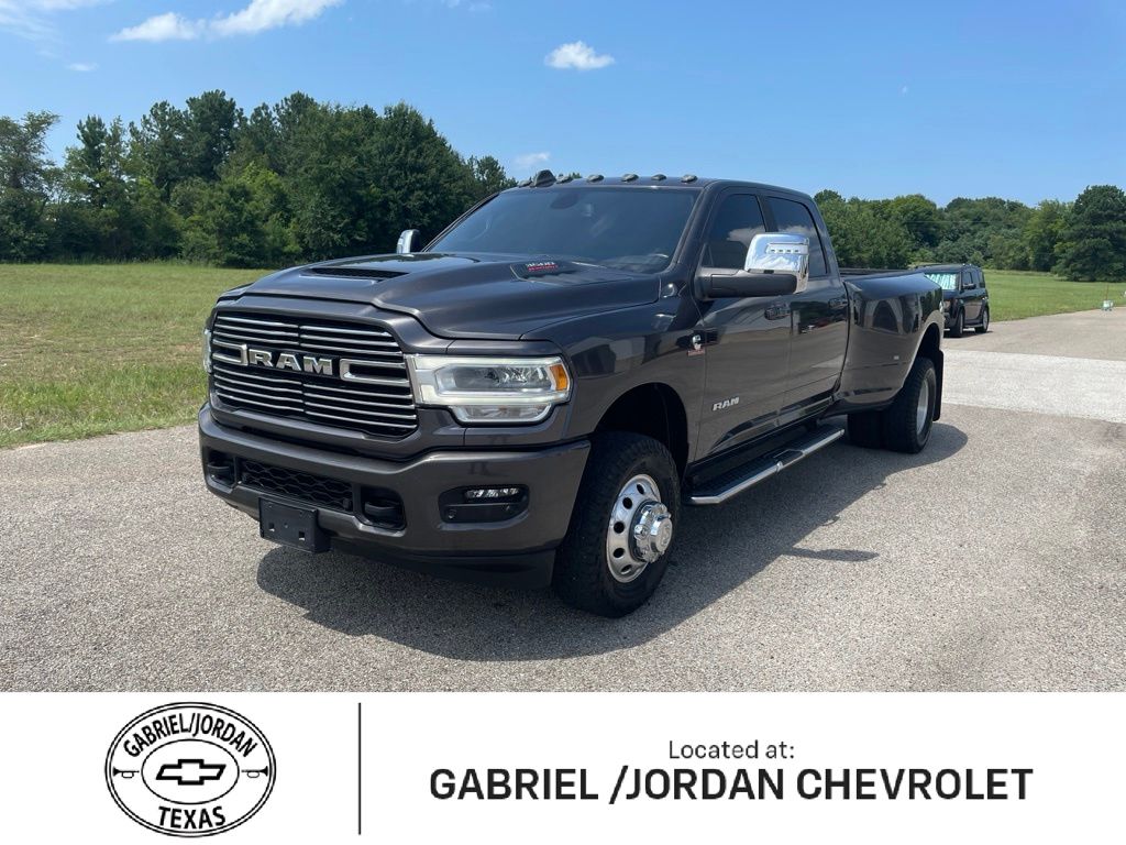 Gray (Granite Crystal Metallic Clearcoat) 2024 RAM 3500 Pickup Truck Four-Wheel Drive 6-Speed Automatic