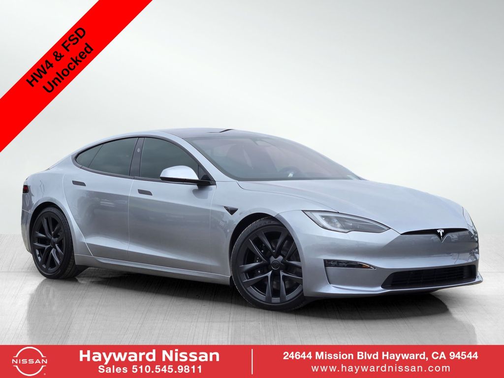 Lunar Silver 2025 Tesla Model S Sedan All-Wheel Drive 1-Speed Automatic