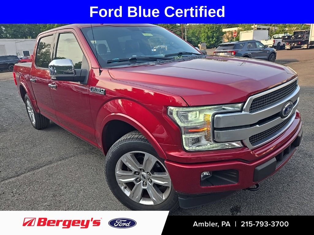 Ruby Red Metallic 2018 Ford F-150 Pickup Truck Four-Wheel Drive Automatic