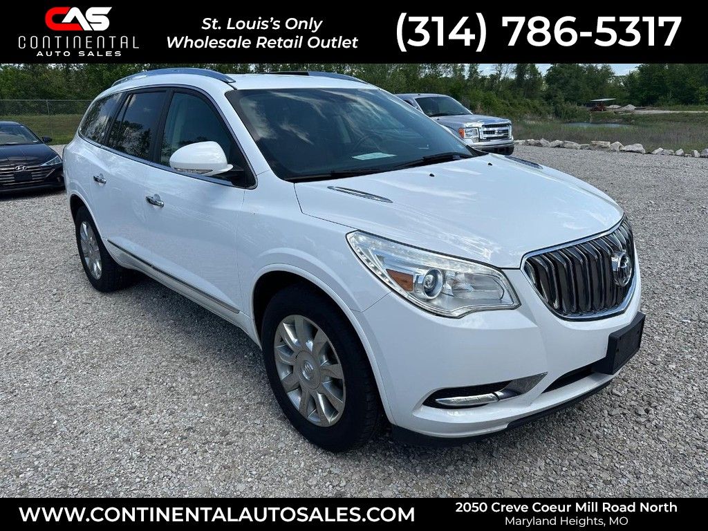Summit White 2017 Buick Enclave SUV / Crossover Front-Wheel Drive 6-Speed Automatic Overdrive