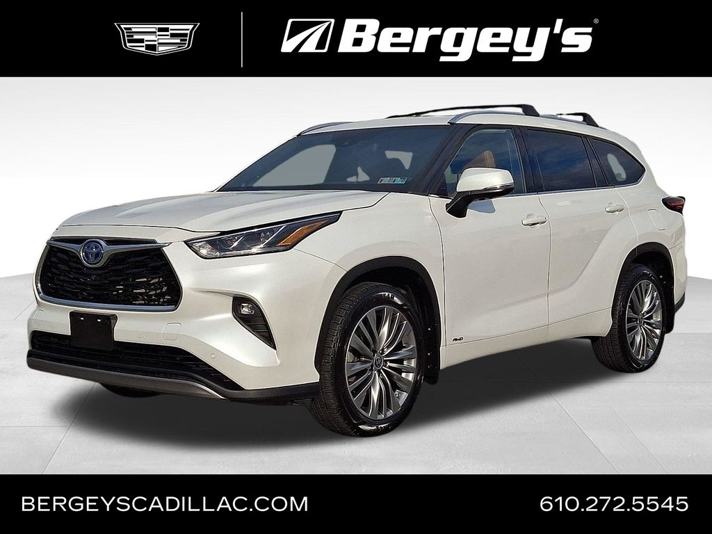 Pearl 2022 Toyota Highlander Hybrid SUV / Crossover All-Wheel Drive Continuously Variable Transmission
