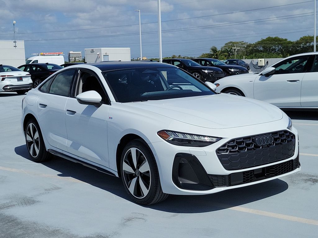 Glacier White Metallic 2026 Audi A5 quattro Premium Plus Sedan Sedan All-Wheel Drive 7-Speed Automatic