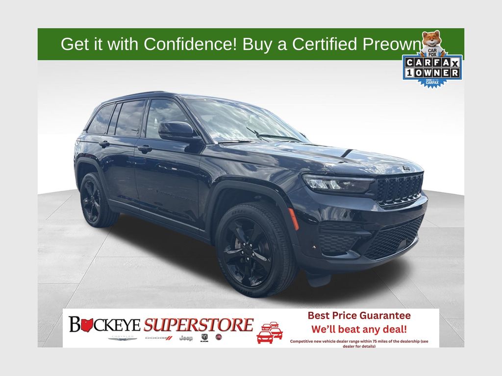 Diamond Black 2023 Jeep Grand Cherokee SUV / Crossover Four-Wheel Drive 8-Speed Automatic