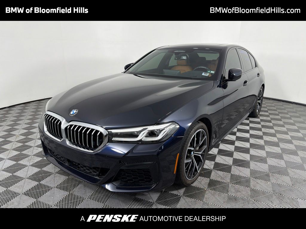 Carbon Black Metallic 2023 BMW 5 Series Sedan All-Wheel Drive 8-Speed Automatic
