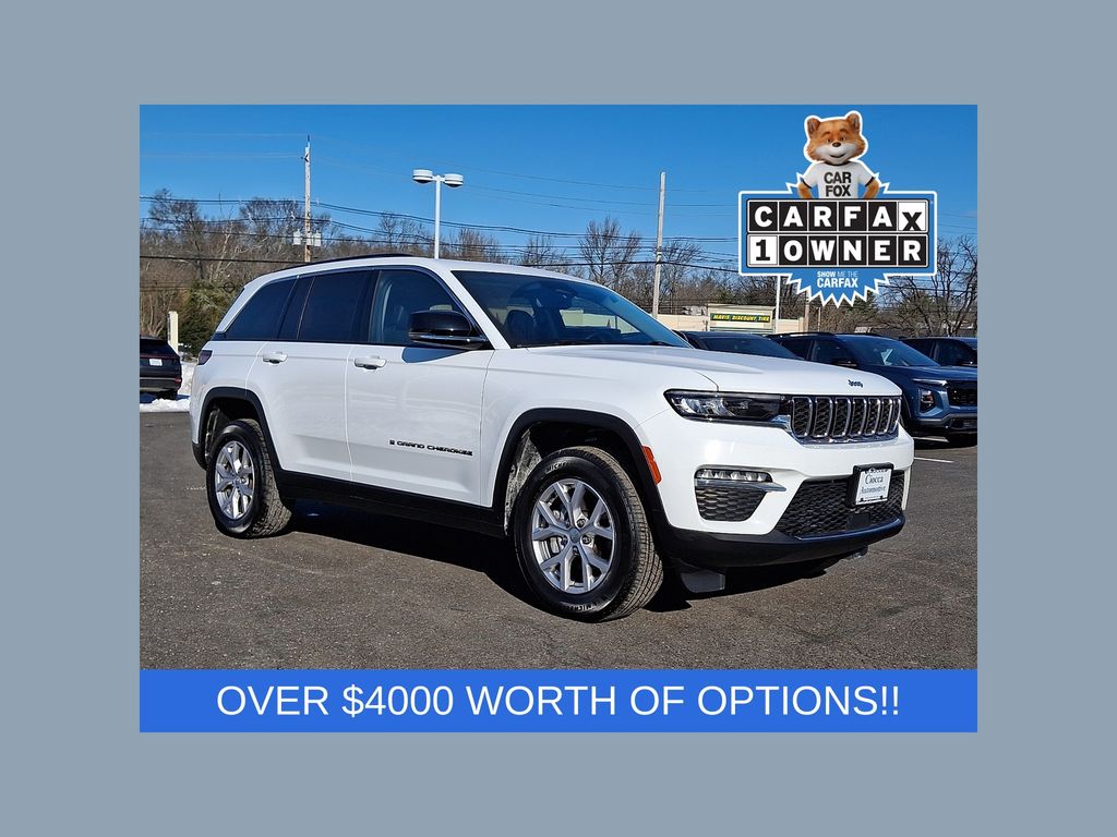 Bright White Clearcoat 2022 Jeep Grand Cherokee Limited 4WD SUV / Crossover Four-Wheel Drive 8-Speed Automatic