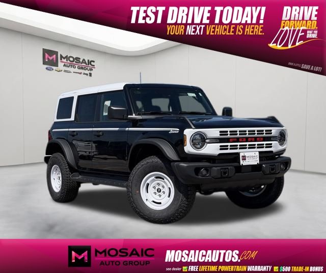 Shadow Black 2026 Ford Bronco Heritage Edition 4-Door 4WD SUV / Crossover Four-Wheel Drive Automatic