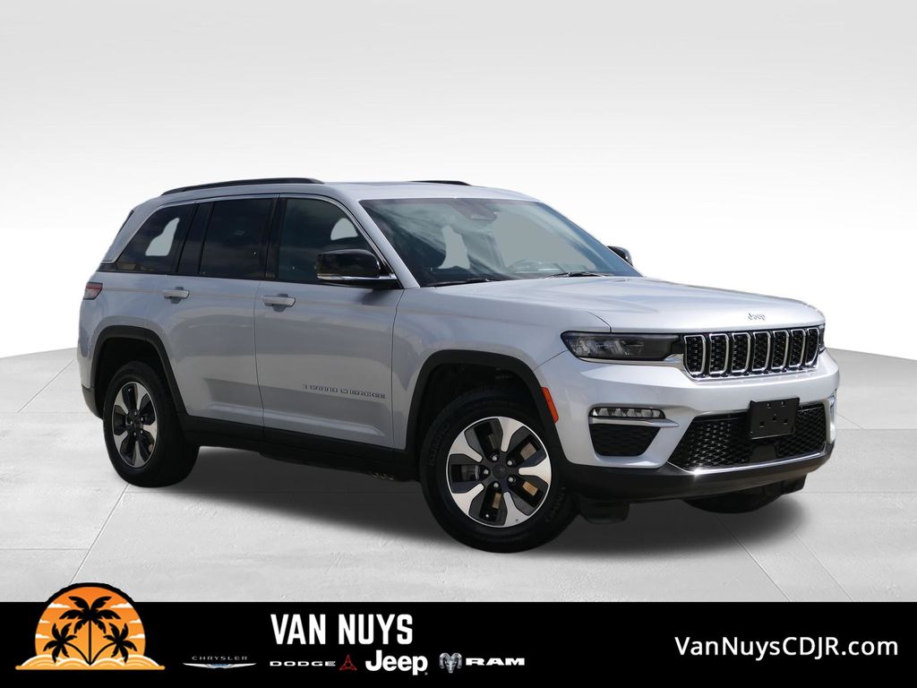 Silver 2024 Jeep Grand Cherokee 4xe SUV / Crossover Four-Wheel Drive 8-Speed Automatic