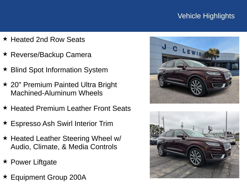 2019 Lincoln Nautilus Select