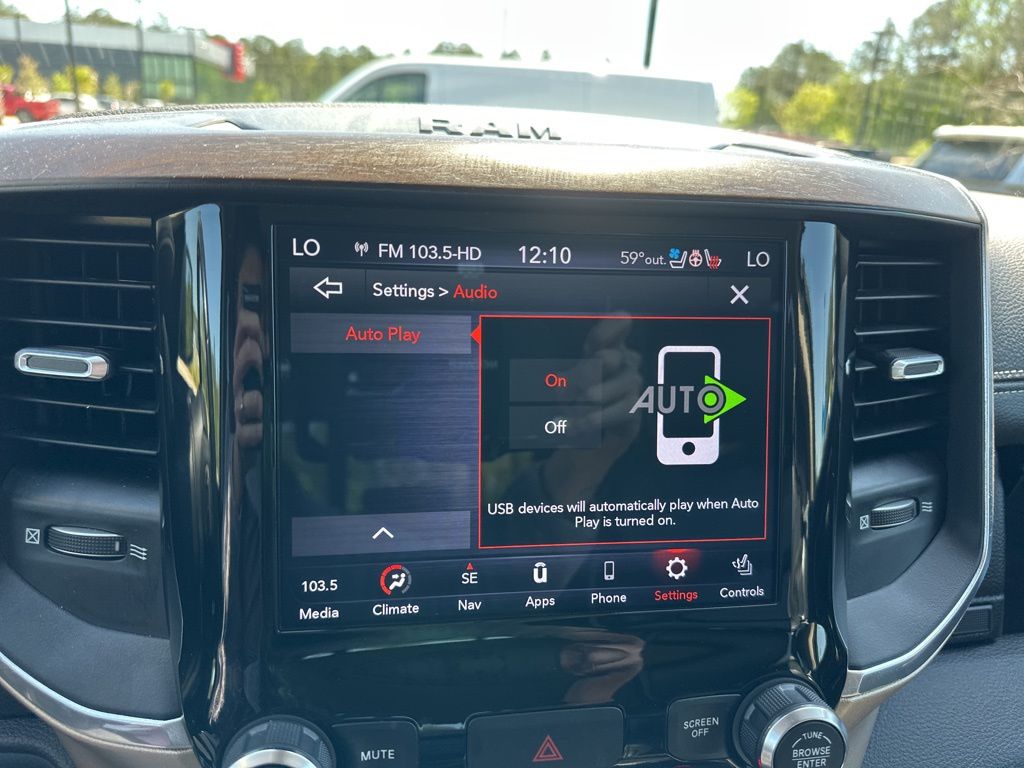 2021 Bright White Clearcoat Ram 1500 Laramie 4X4 Truck