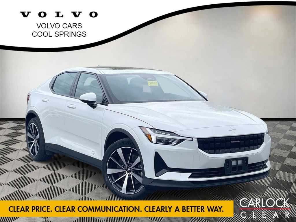 White (Snow) 2022 Polestar 2 Long Range Dual Motor Fastback AWD Sedan All-Wheel Drive 1-Speed Automatic