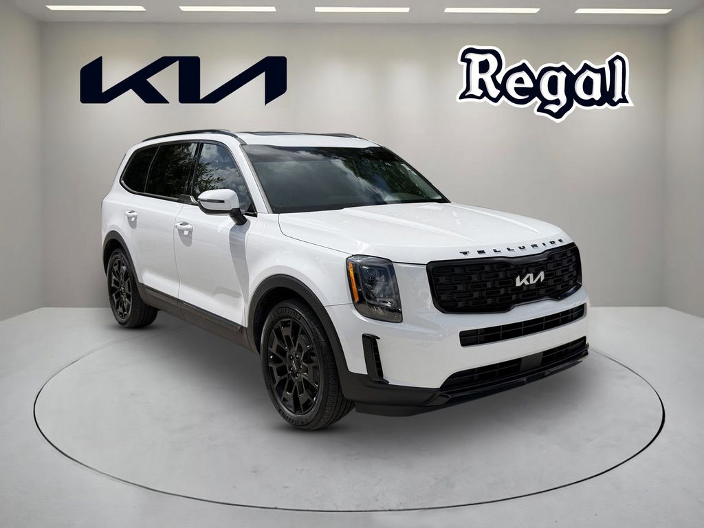 Glacial White Pearl 2022 Kia Telluride EX AWD SUV / Crossover All-Wheel Drive 8-Speed Automatic