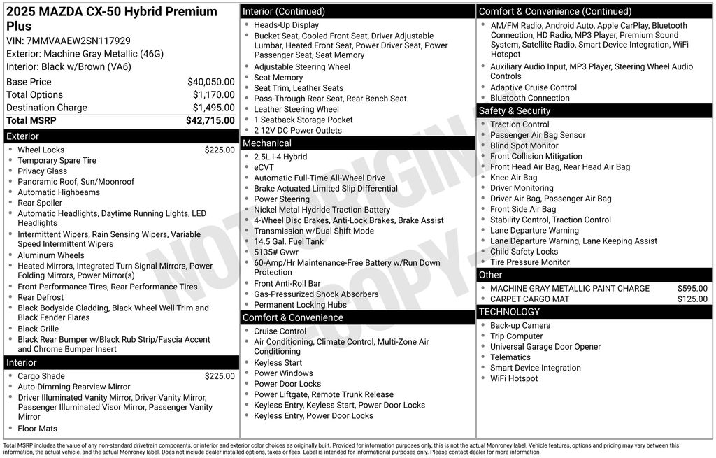 Thumbnail: 2025 Mazda CX-50 - 19