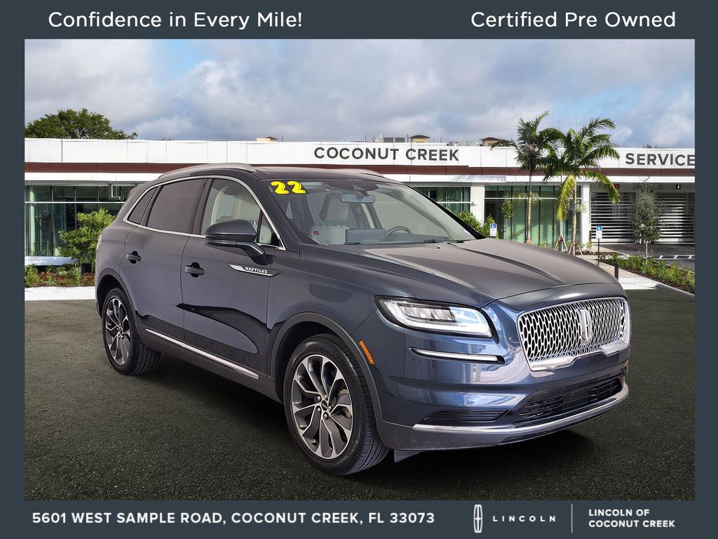 Blue Metallic 2022 Lincoln Nautilus SUV / Crossover All-Wheel Drive 8-Speed Automatic