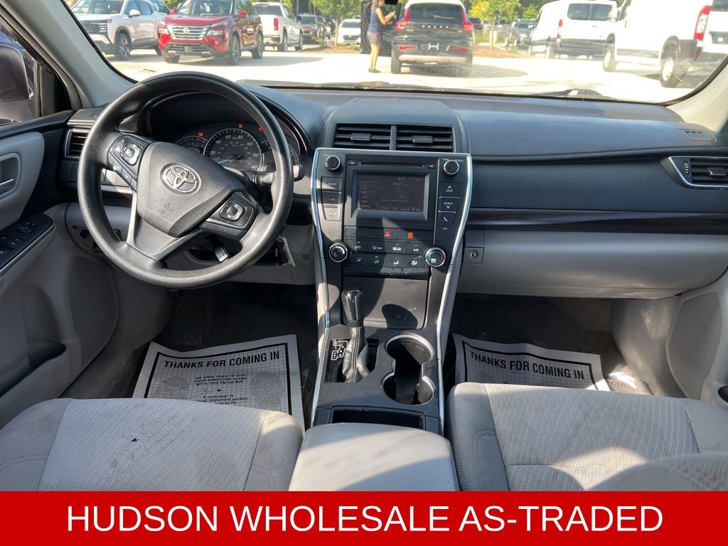 2015 White Toyota Camry LE FWD Sedan