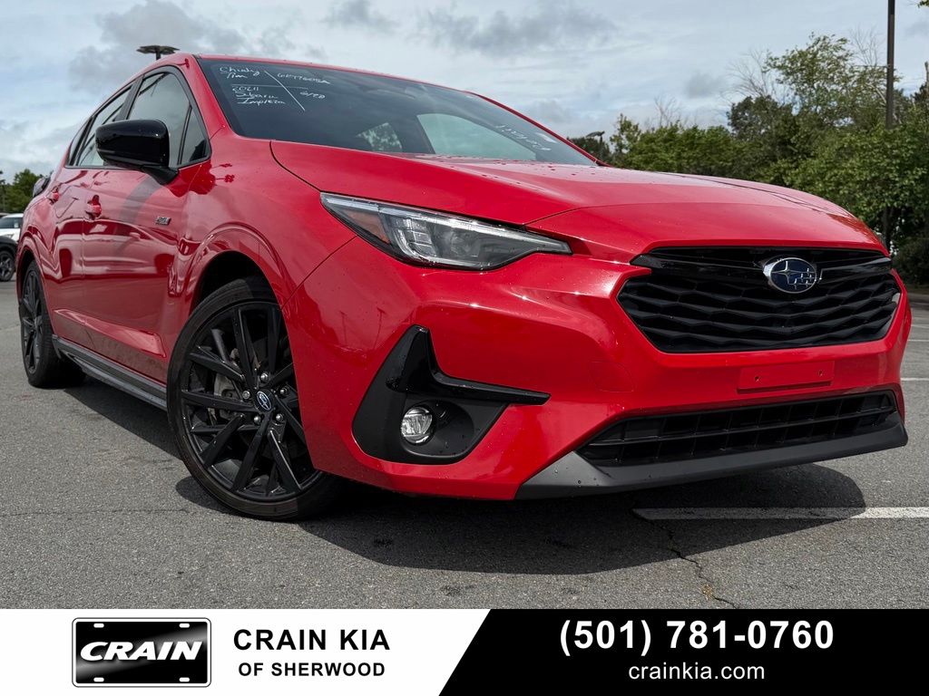 Pure Red 2024 Subaru Impreza Wagon All-Wheel Drive Continuously Variable Transmission