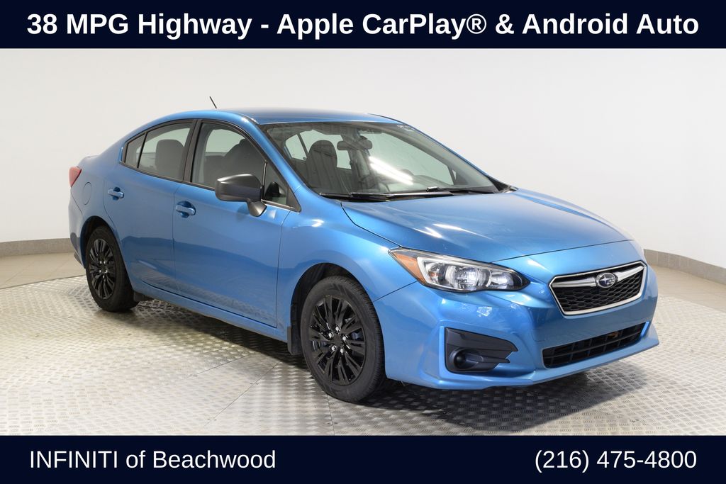 Island Blue 2018 Subaru Impreza 2.0i Sedan AWD Sedan All-Wheel Drive Continuously Variable Transmission