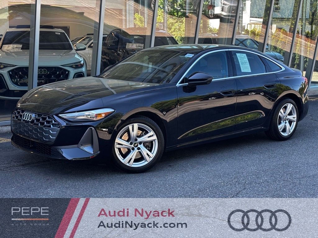 Mythos Black Metallic 2025 Audi A5 quattro Premium Sedan Sedan All-Wheel Drive 7-Speed Automatic